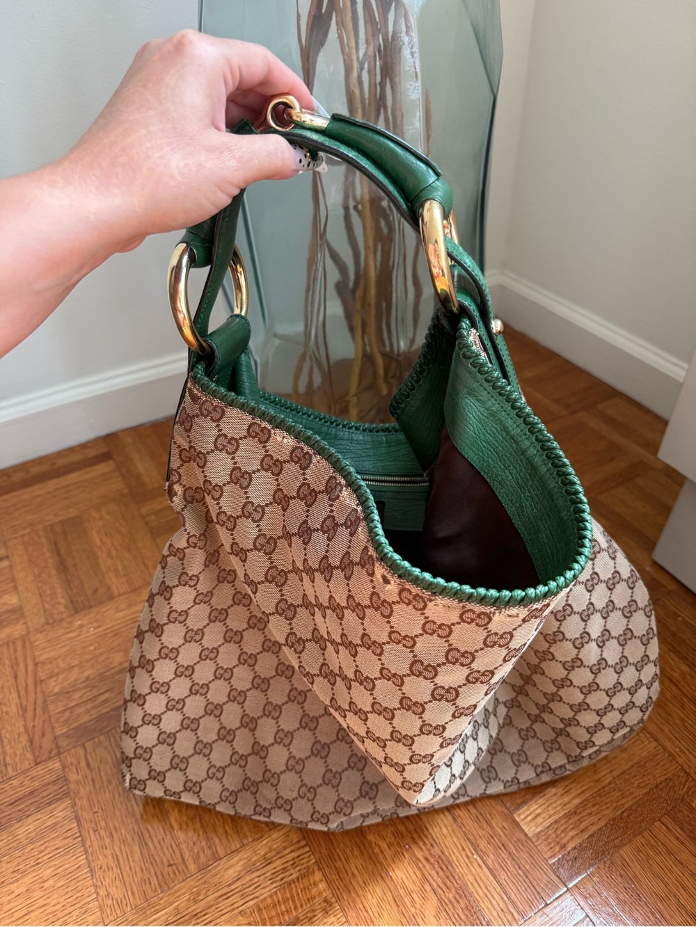 Gucci GG Horsebit Hobo rare color
